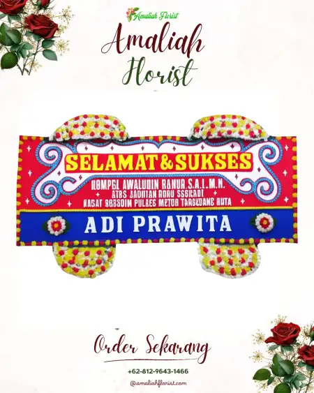 Papan Bunga Ucapan Selamat Bojong Sari Baru